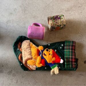 Halloween and christmas bundle stocking cup and candle holder